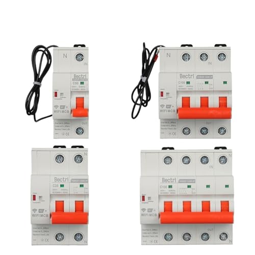 BOOGHIGC 2P3P4P Smart Circuit Breaker Kurzschluss Schutz Zeitgesteuerte Smart Reclosing Schalter Fernbedienung(40a,Compatible) von BOOGHIGC