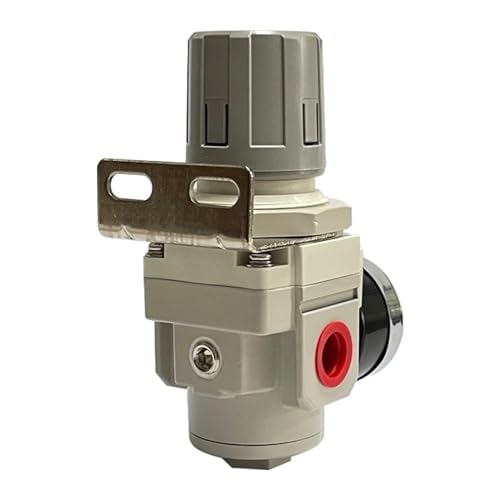 BOOGHIGC AR2000-02 AR3000-03 1/4'' Luftdruckregler-Steuerung Kompressorpumpe Gasregulierende Behandlungseinheiten mit einstellbarem Manometer(Ar3000-03 Pc6-03) von BOOGHIGC