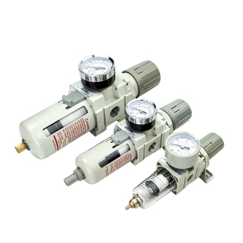 BOOGHIGC AW2000 AW3000 AW4000 Pneumatischer Filterregler Luftbehandlung Pneumatikventil Druckminderventile(AW3000-03 Copper,Auto Drainage) von BOOGHIGC