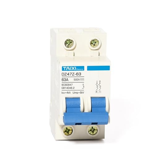 BOOGHIGC DC MCB DZ47Z-63 2P DC 1000V Solar-Miniatur-Leistungsschalter(2P 16A) von BOOGHIGC