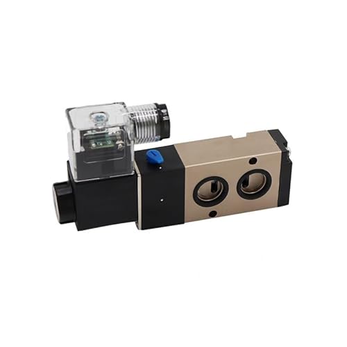 BOOGHIGC Fünfwege-Magnetventil mit Zwei Positionen, 4M210-08, Drosselklappenplatten-Magnetventil, 4M310-10 Steuerventil(4M210-08/AC110V*2) von BOOGHIGC