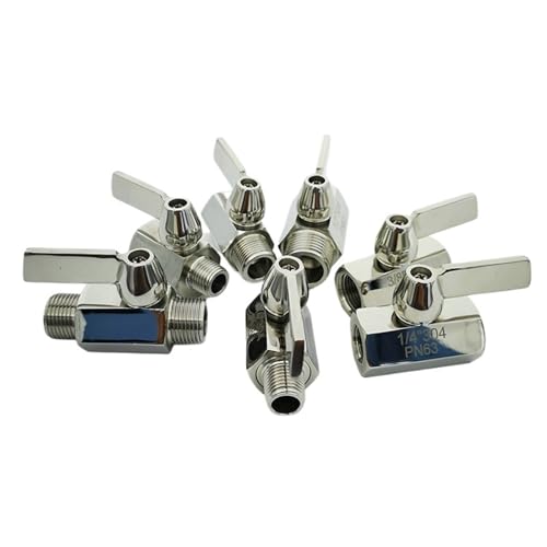 BOOGHIGC Griff Mini-Kugelventil Doppelter Innendraht Doppelter Außendraht Innen- und Außendrahtgewinde Mikro-Wasserventilschalter(45299,Double Inner Wire) von BOOGHIGC