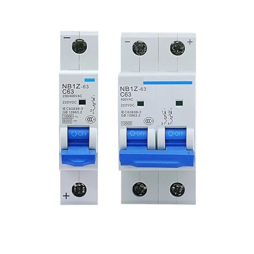 BOOGHIGC NB1Z-63 1P 2P DC-Leistungsschalter DC 12V 24V 220V for PV 20A 32A 40A 1St(Compatible,40A) von BOOGHIGC
