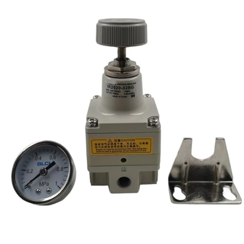 BOOGHIGC Präzises Luftdruckminderventil, Luftdruckregler IR1000-01BG IR1010-01BG IR2000-02BG IR2010-02BG IR1020-01 IR2020-02BG(Ir1000-01bg) von BOOGHIGC