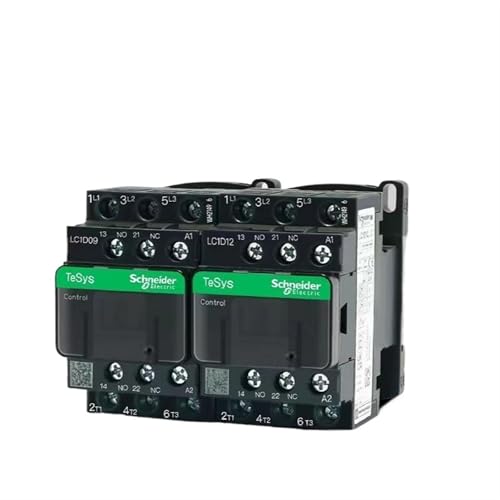 BOOGHIGC Schwarz AC DREI-Pole Schütz 3P LC1D25 LC1D32 LC1D38 B7C F7C Q7C M7C 24V 110V 220V 380V 1Pcs(LC1D25,24V) von BOOGHIGC