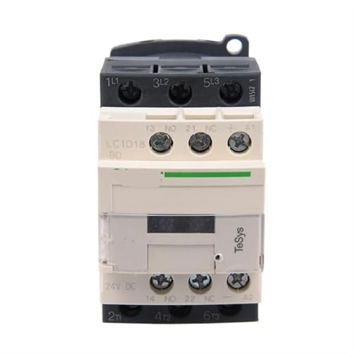 BOOGHIGC D 3-ploe DC Schütze LC1D18BDC LC1D18CDC LC1D18EDC LC1D18FDC LC1D18MDC DC24V-220V 18A 1Pcs(LC1D18BDC 24V) von BOOGHIGC