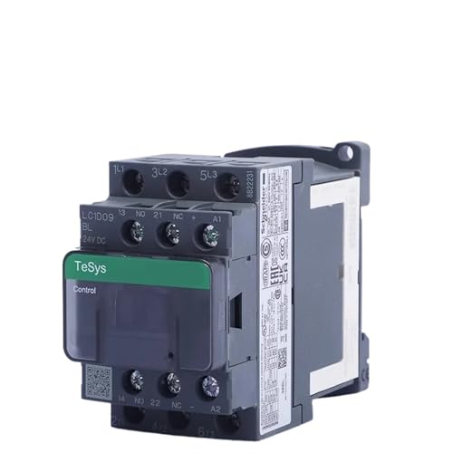 LC1D09/12/18/25/32/38 BDC EDC FDC MDC Niedrigen Power Schütz Schwarz Optional LC1D DC 1Pcs(LC1D09,220V) von BOOGHIGC