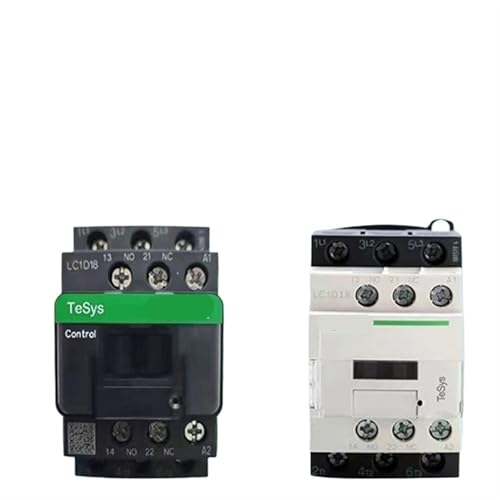 Schütz 220 V DC 3-phasig 3-polig Dreipoliges Schütz 3P50/60 Hz LC1D25 LC1D32 LC1D38 Spulenspannung 24 V 110 V 220 V 380 V 1 Stück(LC1D32 white32A,220V) von BOOGHIGC