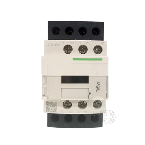 BOOGHIGC Vierpoliges Schütz LC1D258/D188/D128/D098 B7C/E7C/M7C/F7C/M7C 1 Stück(LC1D128,24V) von BOOGHIGC