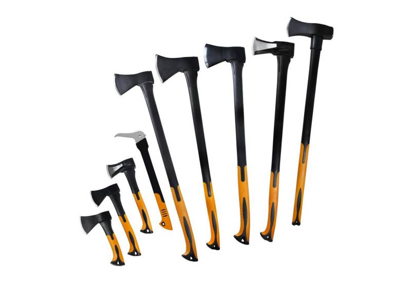 BOOMET Axt Axt zum Holzhacken, (Spaltaxt 2200g), Holzspalter Fiberglaskern Langstiel Axt Forstaxt von BOOMET