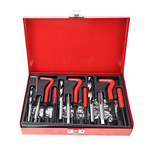BOOMSTART 88tlg Gewindereparatur Satz Bohrer Sleeves M6 M8 M10 Helicoil Auto Motor Gewindehülse Gewindeeinsätze Werkzeug von BOOMSTART