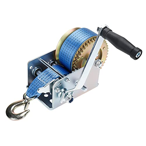 BOOMSTART Handwinde Seilwinde Blau 10m 1130 KG 2500LBS Bergungswinde Bootswinde Polyester Seilzug BOOMSTART Handwinde Seilwinde Blau 10m 1130 KG 2500LBS Bergungswinde Bootswinde Polyester Seilzug von BOOMSTART