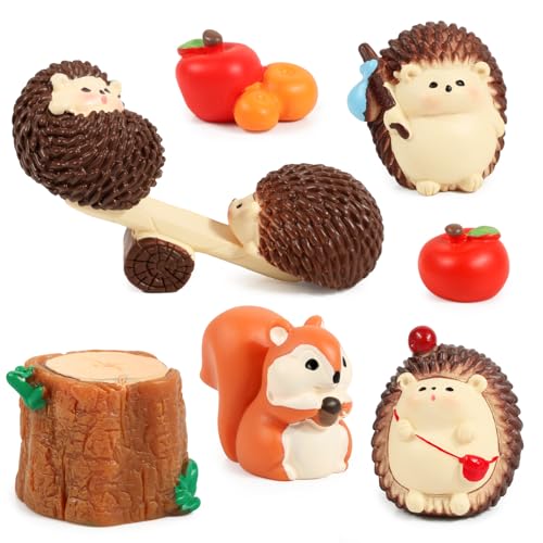 BOOMTOP 9pcs Mini Igel Figur Herbst Deko Igel Miniatur Figuren Herbst Harz Eichhörnchen Mini Tischdeko Gartendeko mit Apfel Pilze Dekofiguren Erntedankfest Geburtstag Geschenk BOOMTOP 9pcs Mini Igel Figur Herbst Deko Igel Miniatur Figuren Herbst Harz Eichhörnchen Mini Tischdeko Gartendeko mit Apfel Pilze Dekofiguren Erntedankfest Geburtstag Geschenk von BOOMTOP