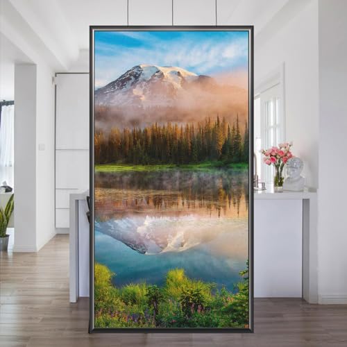 Seeblick in der Dämmerung Fensterfolie Blickdicht Milchglas Muster 3D Fensterfolie Sichtschuzfolie Milchglasfolie Statisch Haftend Privatsphäre Fensteraufkleber Fensterfolie 58x90cm Seeblick in der Dämmerung Fensterfolie Blickdicht Milchglas Muster 3D Fensterfolie Sichtschuzfolie Milchglasfolie Statisch Haftend Privatsphäre Fensteraufkleber Fensterfolie 58x90cm von BOONGA