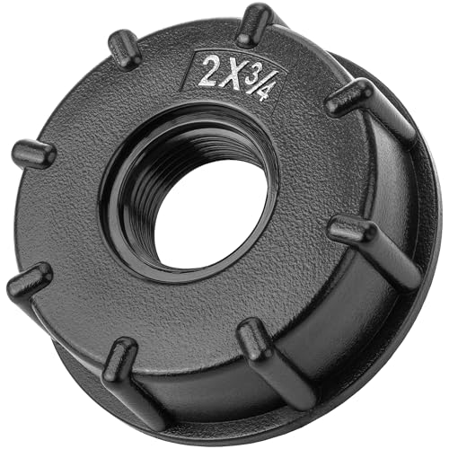 BOOPARTS - IBC Tankadapter 2 Zoll (S60 x 6) 3/4 Zoll (20/27 Zoll) Anschluss für Tank 1000 Liter mit Anschluss für Wasserhahn oder Gartenschlauch Kompatibel mit verschiedenen Tanks von BOOPARTS