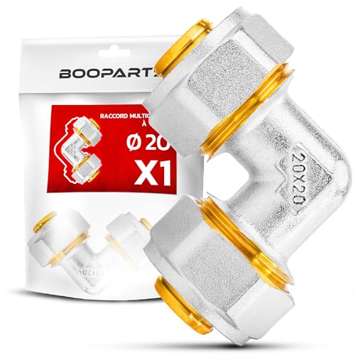 BOOPARTS - Mehrschichtverbinder 20 – 20 mm zum Schrauben – mehrschichtiger Winkel – Anschluss für Mehrschichtrohre 20 BOOPARTS - Mehrschichtverbinder 20 – 20 mm zum Schrauben – mehrschichtiger Winkel – Anschluss für Mehrschichtrohre 20 von BOOPARTS
