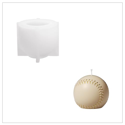 BOOWAN NICOLE 3D Baseball Kerze Silikonform Ball Kerzenformen zum Gießen Kerzenherstellung Gießform für Geschenk BOOWAN NICOLE 3D Baseball Kerze Silikonform Ball Kerzenformen zum Gießen Kerzenherstellung Gießform für Geschenk von BOOWAN NICOLE