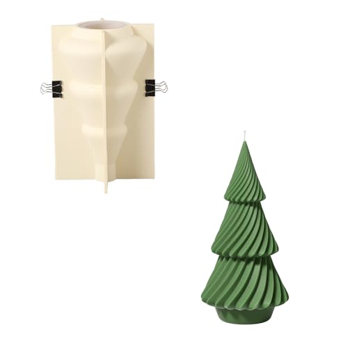 BOOWAN NICOLE Kerzenformen werden für die Herstellung von Weihnachtsbäumen, Weihnachtsdekorationsgeschenken und Weihnachtsbaum Kerzenformen verwendet (LZ0651-3) von BOOWAN NICOLE