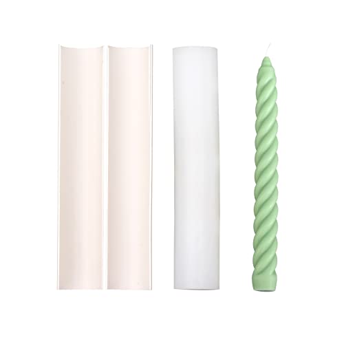 BOOWAN NICOLE Lange Spirale Kegel Kerze Silikonform für DIY Handgemachte Aromatherapie Kerzen Herstellung Form Home Party Dekorationen Werkzeug (LZ525) von BOOWAN NICOLE