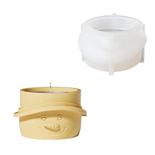 BOOWAN NICOLE Weihnachts-Silikonform Schneemann Teelichthalter Form Beton Kerzenständer Form BOOWAN NICOLE Weihnachts-Silikonform Schneemann Teelichthalter Form Beton Kerzenständer Form von BOOWAN NICOLE