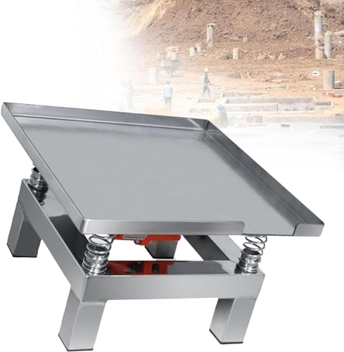 BOOZXCV Betonvibrationstisch, Kleiner Betonvibrationstisch Vibrationsprüfstand Verdichterplattform Edelstahl, Vibrationsprüfstand, Verdichterplattform (Farbe: 220V) (110v) von BOOZXCV