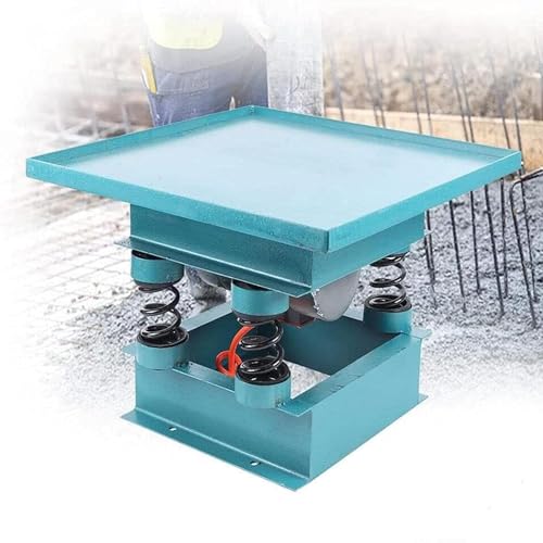 BOOZXCV Betonvibrationstische, 750W elektrischer Beton-Flachplatten-Rütteltisch, Prüfstands-Testblock-Vibrationsplattform, für die Entfernung von Taumelluftblasen - 50x50cm von BOOZXCV