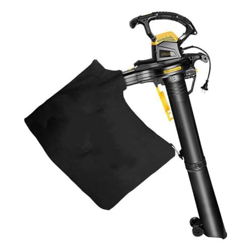BOOZXCV Gebläse Akku-Laubbläser-Staubsauger 3800W Gartengebläse-Mulcher mit 6 Variabler Geschwindigkeit, 3-in-1-Gartenstaubsauger und -häcksler, zum Blasen von Laub/Schnee von BOOZXCV
