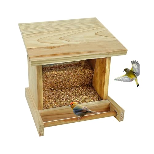 BOPIES Vogelhaus, Sichtbar Abnehmbares Dach Wasserdicht Hölzern Vogelhäuschen Geeignet for Verschiedene Kleine Vogelarten BOPIES Vogelhaus, Sichtbar Abnehmbares Dach Wasserdicht Hölzern Vogelhäuschen Geeignet for Verschiedene Kleine Vogelarten von BOPIES