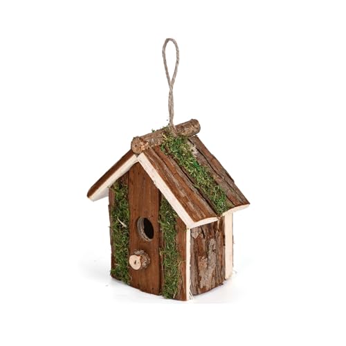 BOPIES Vogelhaus Dauerhaft Robust Kleines Holzhaus Im Freien Garten Retro Hängend Umweltfreundlich Vogelhaus BOPIES Vogelhaus Dauerhaft Robust Kleines Holzhaus Im Freien Garten Retro Hängend Umweltfreundlich Vogelhaus von BOPIES