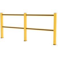 BOPLAN® Rammschutzgeländer Flex Impact® HD Light, gelb / schwarz, Innenbereich, HxL 1.145 x 2.500 mm von BOPLAN®