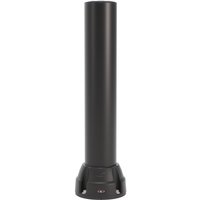 BOPLAN® Rammschutzpoller Flex Impact® BO125L, Innen- und Außenbereich, Höhe 750 mm, Grundplatte zinkbeschichtet, schwarz von BOPLAN®