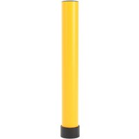 BOPLAN® Rammschutzpoller Flex Impact® BO125L EV für den Schutz von Ladestationen, Innen- und Außenbereich, Höhe 1.000 mm, Grundplatte zinkbeschichtet, gelb von BOPLAN®