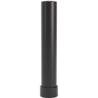 BOPLAN® Rammschutzpoller Flex Impact® BO125L EV für den Schutz von Ladestationen, Innen- und Außenbereich, Höhe 750 mm, Grundplatte zinkbeschichtet, schwarz von BOPLAN®