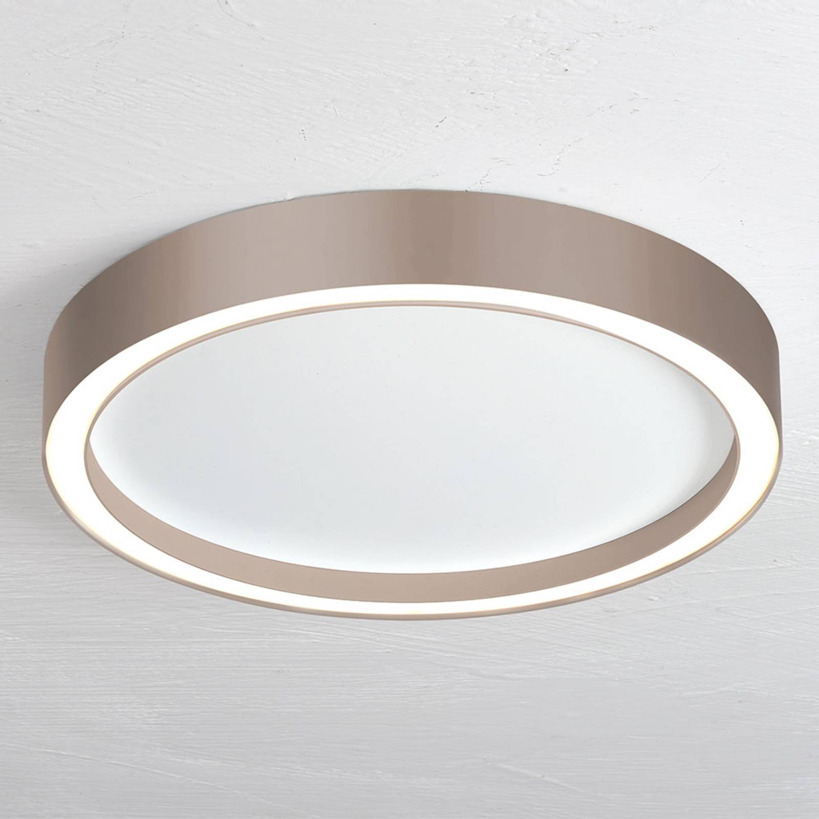 Bopp Aura LED-Deckenlampe Ø 40cm weiß/taupe von BOPP