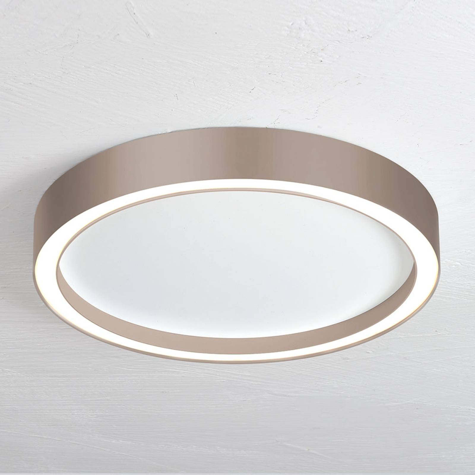 Bopp Aura LED-Deckenleuchte Ø 30cm weiß/taupe von BOPP