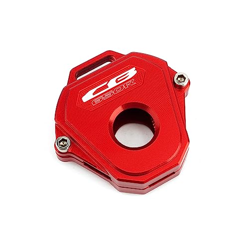 BORATO Für Honda CB650R CB1000R CB 650R 1000R CNC Moto Schlüssel Abdeckung Shell Fall Schutzkappe Motorrad Zubehör (Farbe : CB650R Red, Größe : 1) von BORATO