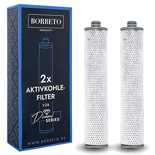 BORBETO® Duschkopf - SHINE FIlter– hochwertiger Wasserfilter – Wasserfilter für Diamond SERIES – Sanftes Wasser – Handbrause Filter von BORBETO