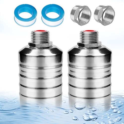 BORDEAG 2 Stück Automatisches Schwimmerventil, Schwimmerventil Für Wassertank, Automatisches Wasserspiegel, 304 Edelstahl Automatisches Schwimmerventil(Typ A (3/4 Zoll)) von BORDEAG
