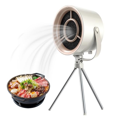 BORDEAG Tragbare Dunstabzugshaube, Tragbare Abzugshaube mit Stativtyp, Mini-Dunstabzugshaube mit 3 Geschwindigkeiten, Desktop Range Kapuze, Küchen-Abluftventilator für Camping Grill Reise (Cremeweiß) BORDEAG Tragbare Dunstabzugshaube, Tragbare Abzugshaube mit Stativtyp, Mini-Dunstabzugshaube mit 3 Geschwindigkeiten, Desktop Range Kapuze, Küchen-Abluftventilator für Camping Grill Reise (Cremeweiß) von BORDEAG