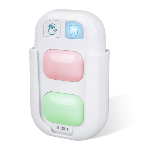 Handwäsche Zähneputzen Timer, 2 In1 Zahnputz Und Händewasch Timer, 2 Minuten Zahnbürsten Timers Und 20 Sekunden Handwäsche Timers, LED Zahnputzuhr Mit Farblicht Zur Reinigung Der Hände/Zähne(Weiß) Handwäsche Zähneputzen Timer, 2 In1 Zahnputz Und Händewasch Timer, 2 Minuten Zahnbürsten Timers Und 20 Sekunden Handwäsche Timers, LED Zahnputzuhr Mit Farblicht Zur Reinigung Der Hände/Zähne(Weiß) von BORDEAG