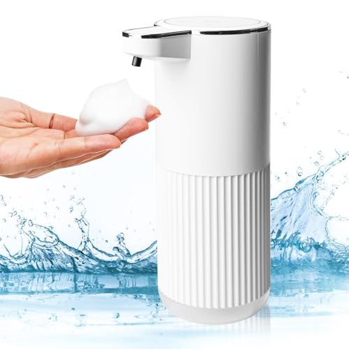 Seifenspender Automatisch, Automatischer Seifenspender, 360ml Elektrischer Seifenspender, Schaumseifenspender Wandbefestigung mit Sensor, Seifenspender für Toilette Küche Bad, USB Wiederaufladbar Seifenspender Automatisch, Automatischer Seifenspender, 360ml Elektrischer Seifenspender, Schaumseifenspender Wandbefestigung mit Sensor, Seifenspender für Toilette Küche Bad, USB Wiederaufladbar von BORDEAG
