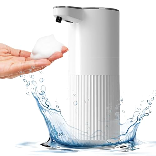 Seifenspender Automatisch, Automatischer Seifenspender 360ML,Elektrischer Seifenspender, Seifenspender Wandbefestigung Mit Sensor USB-C Aufladung, Schaumseifenspender IPX5 Wasserdicht Für Küche Hote von BORDEAG