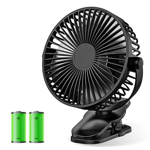 Tischventilator, 5000mah Usb Ventilator, Tragbarer Clip Tischventilator, 5 Geschwindigkeiten Tragbarer Mini Ventilator Klein Tischventilator Leise Ideal Als Tischventilator Im Büro Und Schlafzimme Tischventilator, 5000mah Usb Ventilator, Tragbarer Clip Tischventilator, 5 Geschwindigkeiten Tragbarer Mini Ventilator Klein Tischventilator Leise Ideal Als Tischventilator Im Büro Und Schlafzimme von BORDEAG