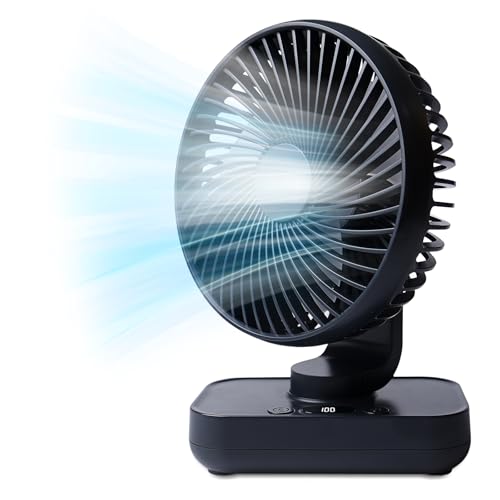 Tischventilator USB Ventilator Desk Fan Leise Schreibtischventilator Kleiner Ventilator Wiederaufladbarer, Automatisch Oszillierend, 4 Geschwindigkeiten, LED-Digitalanzeige Für Zuhause Büro Camping Tischventilator USB Ventilator Desk Fan Leise Schreibtischventilator Kleiner Ventilator Wiederaufladbarer, Automatisch Oszillierend, 4 Geschwindigkeiten, LED-Digitalanzeige Für Zuhause Büro Camping von BORDEAG