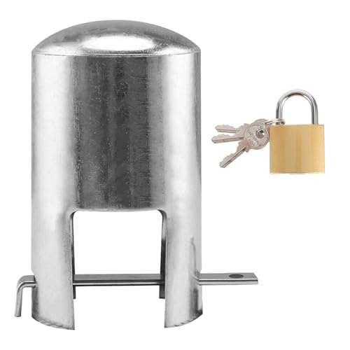 Wasserhahn Schloss, Wasserhahn-Sperre aus Galvanisiertes Eisen, Anti Diebstahl Wasserhahnschloss, Außenwasserhahn Abdeckung mit FaucetLock, Wasserhahnsperre, Wasserhahn Verriegelung für Küchen, Garten Wasserhahn Schloss, Wasserhahn-Sperre aus Galvanisiertes Eisen, Anti Diebstahl Wasserhahnschloss, Außenwasserhahn Abdeckung mit FaucetLock, Wasserhahnsperre, Wasserhahn Verriegelung für Küchen, Garten von BORDEAG