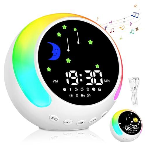 Wecker Kinder-Schlaftrainer, Kinder Wecker, Kinder Lichtwecker, Schlaftrainer Kinder Mit Nachtlicht, Kinderwecker Mit Nachtlicht, Geschenke Für Mädchen Jungen, Digitaler Wecker Kinder, Snooze-Funktion Wecker Kinder-Schlaftrainer, Kinder Wecker, Kinder Lichtwecker, Schlaftrainer Kinder Mit Nachtlicht, Kinderwecker Mit Nachtlicht, Geschenke Für Mädchen Jungen, Digitaler Wecker Kinder, Snooze-Funktion von BORDEAG