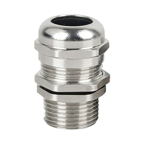 1 Stück M40 Wasserdichte Kabelverlängerungen, wasserdichte Steckverbinder aus vernickeltem Messing, IP68-konforme verstellbare Steckverbinder, Kabelbefestigungsverbinder mit Dichtung, 22-30mm 1 Stück M40 Wasserdichte Kabelverlängerungen, wasserdichte Steckverbinder aus vernickeltem Messing, IP68-konforme verstellbare Steckverbinder, Kabelbefestigungsverbinder mit Dichtung, 22-30mm von BORDSTRACT