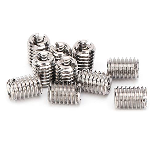 10 Stücke Gewindeeinsatz Reduziermutter,M3*0.5 -M5*0.8 12mm Grobe M2-M16 Innengewinde und M4- M20 Außengewinde 4-30mm Edelstahl Reparatur Einsatzmutter Gewindemuttern Umbausatz 10 Stücke Gewindeeinsatz Reduziermutter,M3*0.5 -M5*0.8 12mm Grobe M2-M16 Innengewinde und M4- M20 Außengewinde 4-30mm Edelstahl Reparatur Einsatzmutter Gewindemuttern Umbausatz von BORDSTRACT