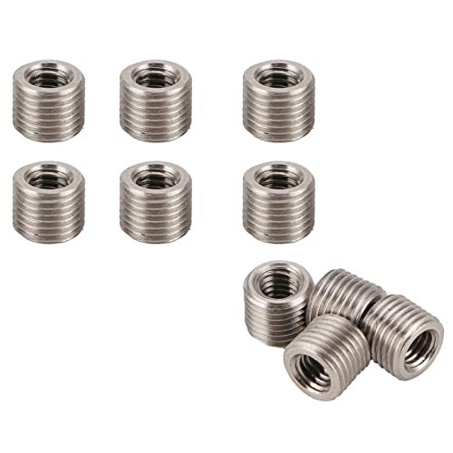 10 Stücke Gewindeeinsatz Reduziermutter,M3*0.5 -M5*0.8 5mm Grobe M2-M16 Innengewinde und M4- M20 Außengewinde 4-30mm Edelstahl Reparatur Einsatzmutter Gewindemuttern Umbausatz 10 Stücke Gewindeeinsatz Reduziermutter,M3*0.5 -M5*0.8 5mm Grobe M2-M16 Innengewinde und M4- M20 Außengewinde 4-30mm Edelstahl Reparatur Einsatzmutter Gewindemuttern Umbausatz von BORDSTRACT