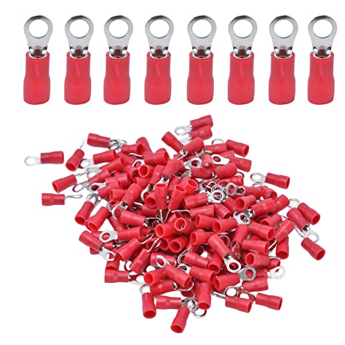150Pcs Pre Insulated Crimp Terminals Copper PVC Ring Type Wire Connector, Ring Crimp Terminals O-Type Electrical Wire Connectors Cable Lugs Set AWG 14‑12for Machinery 150Pcs Pre Insulated Crimp Terminals Copper PVC Ring Type Wire Connector, Ring Crimp Terminals O-Type Electrical Wire Connectors Cable Lugs Set AWG 14‑12for Machinery von BORDSTRACT